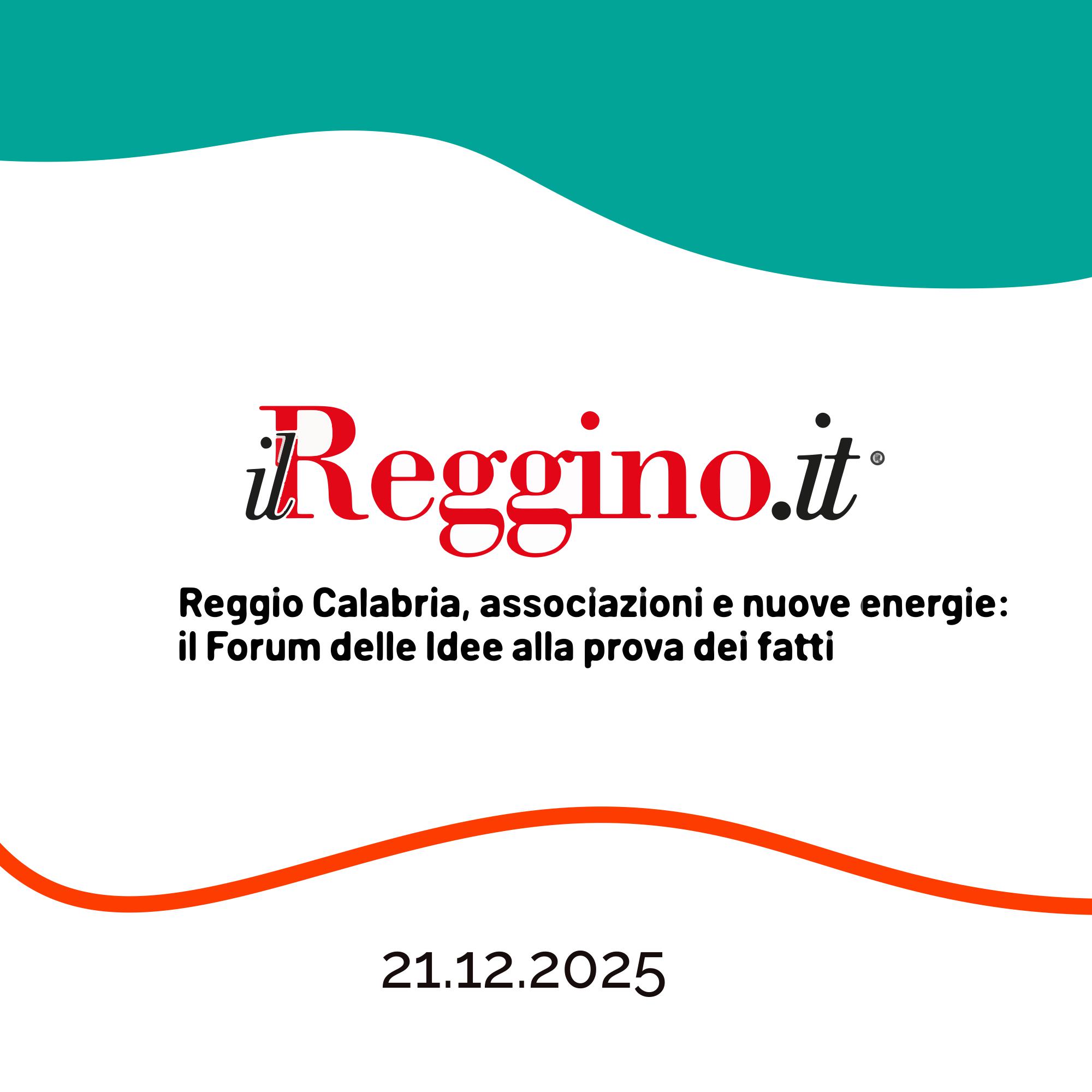 Il Reggino: Associazioni e nuove energie, il Forum alla prova dei fatti