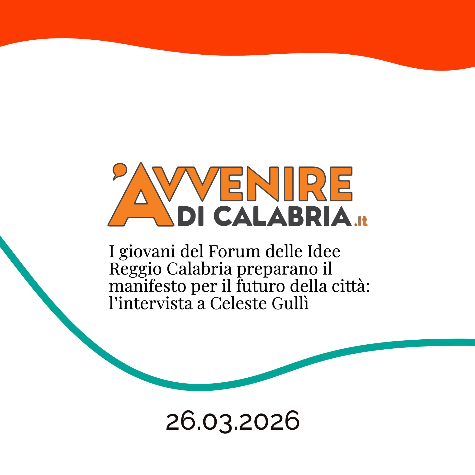 Avvenire di Calabria: Il manifesto per il futuro della città